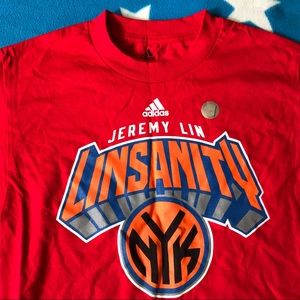 Jeremy Lin LINSANITY New York Knicks Adidas Red S